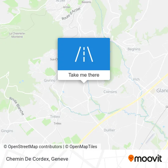 Chemin De Cordex map