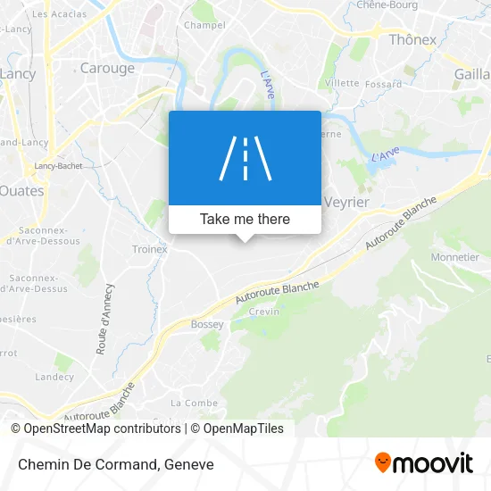 Chemin De Cormand map