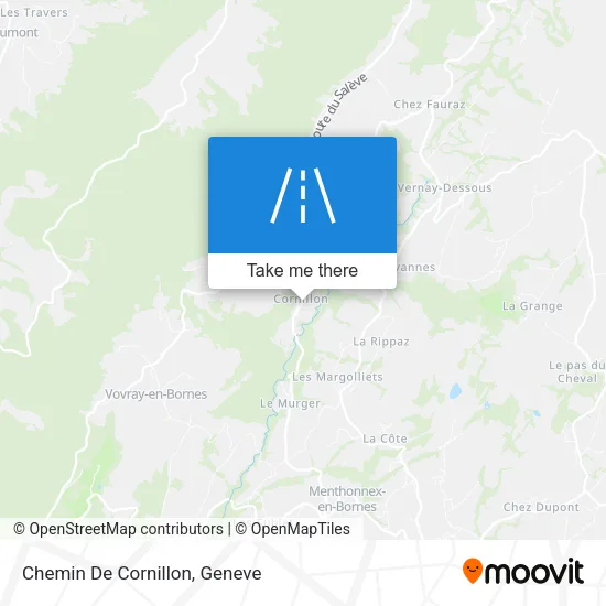 Chemin De Cornillon map