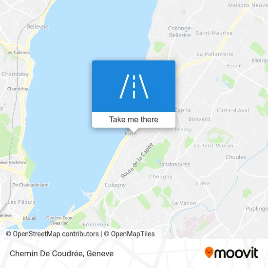 Chemin De Coudrée map