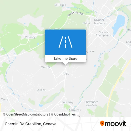 Chemin De Crepillon map