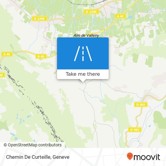 Chemin De Curteille map