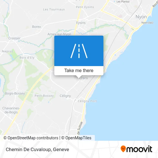 Chemin De Cuvaloup map