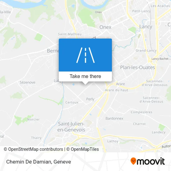 Chemin De Damian map