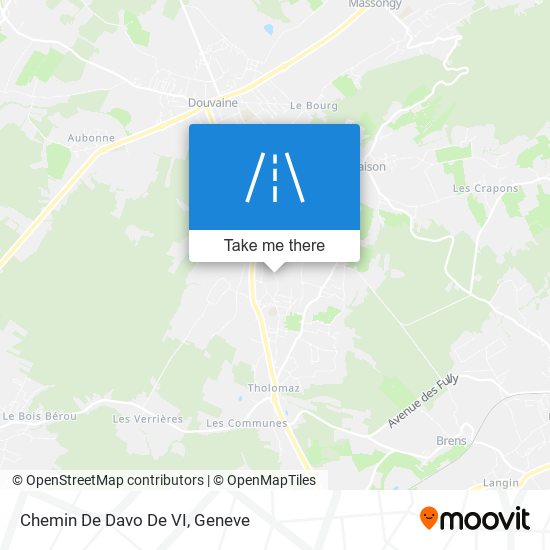 Chemin De Davo De VI map