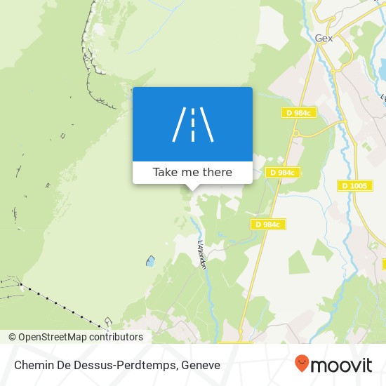 Chemin De Dessus-Perdtemps Karte