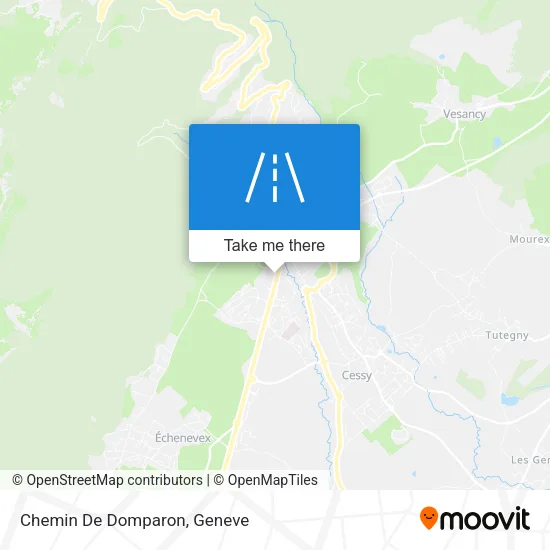 Chemin De Domparon map