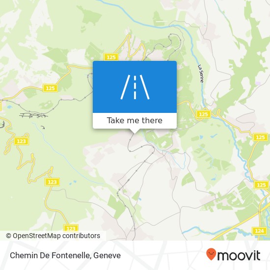 Chemin De Fontenelle map