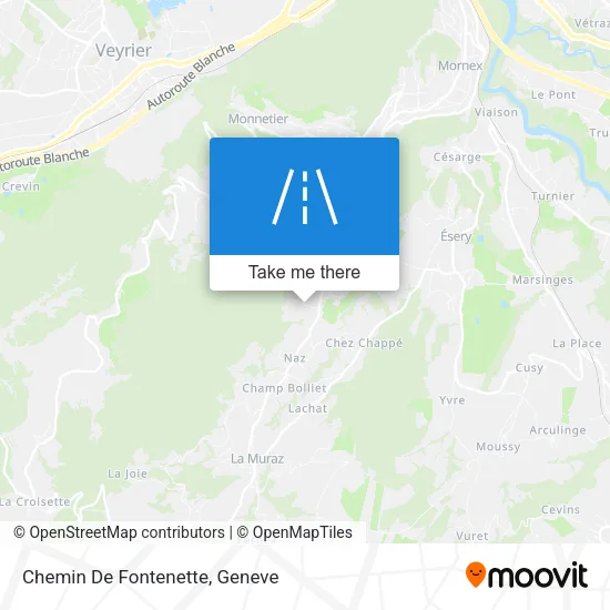 Chemin De Fontenette map