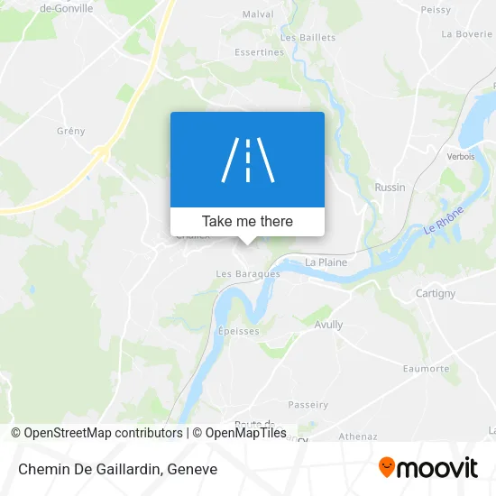 Chemin De Gaillardin map