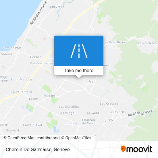 Chemin De Garmaise map