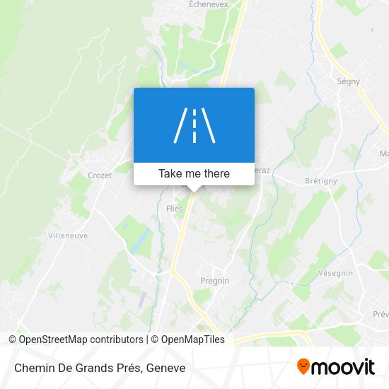 Chemin De Grands Prés map