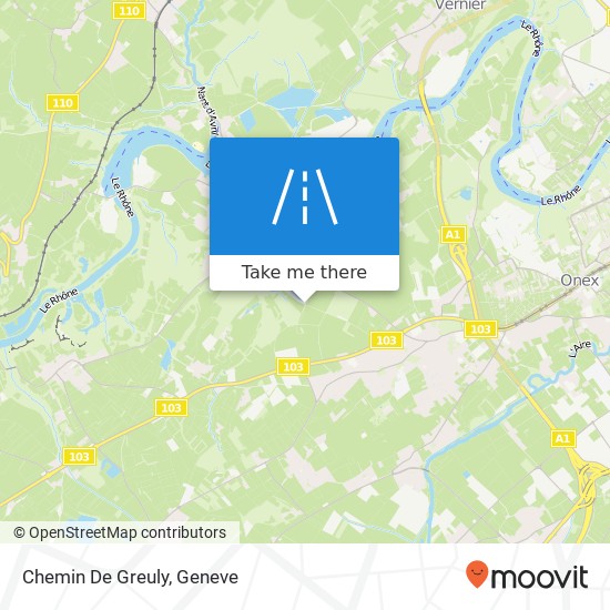 Chemin De Greuly map