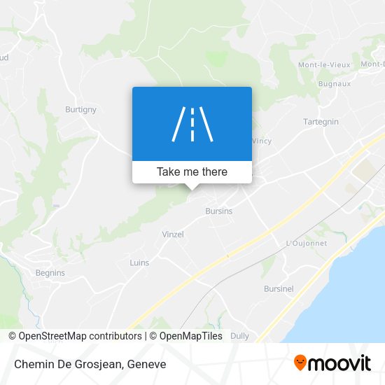 Chemin De Grosjean map