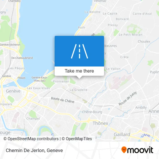 Chemin De Jerlon map