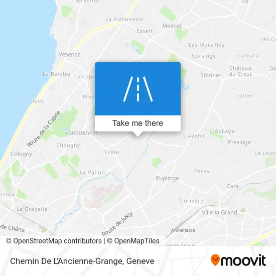 Chemin De L'Ancienne-Grange map