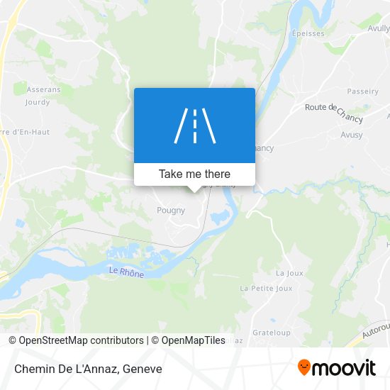 Chemin De L'Annaz map