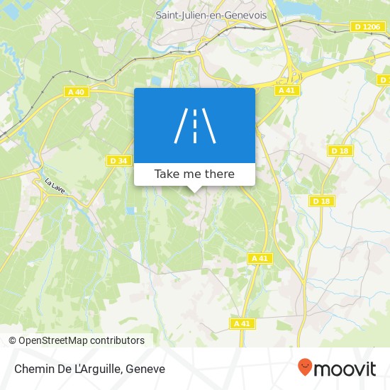 Chemin De L'Arguille map