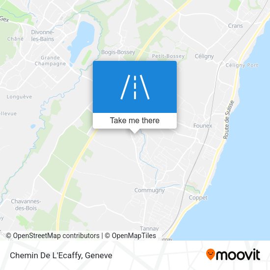Chemin De L'Ecaffy map
