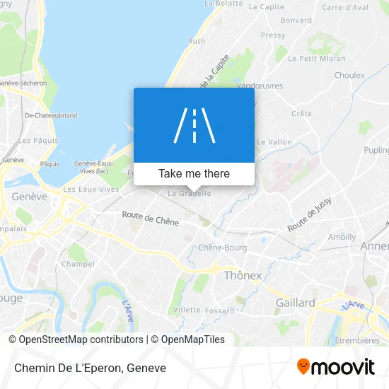 Chemin De L'Eperon map