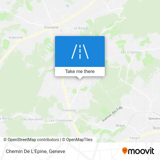 Chemin De L'Epine map