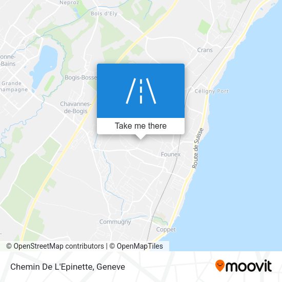 Chemin De L'Epinette map