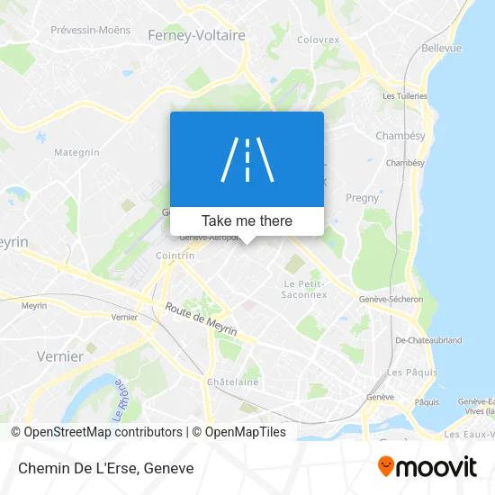 Chemin De L'Erse map