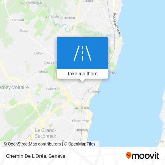 Chemin De L'Orée map