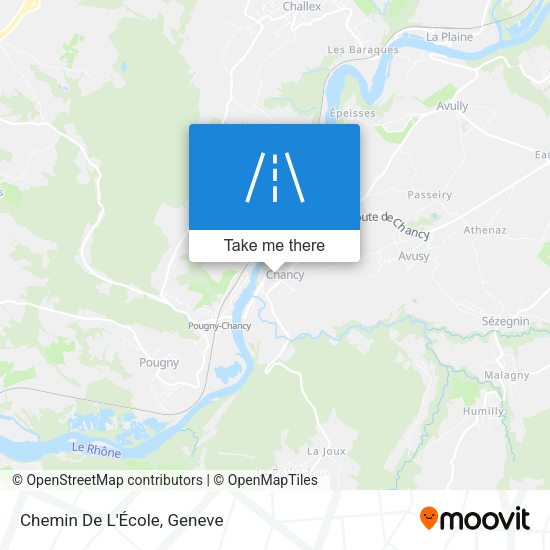 Chemin De L'École map