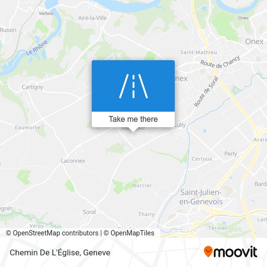 Chemin De L'Église map