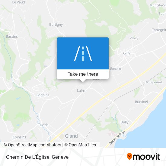 Chemin De L'Église map