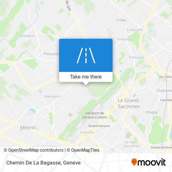 Chemin De La Bagasse map