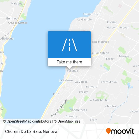 Chemin De La Baie map
