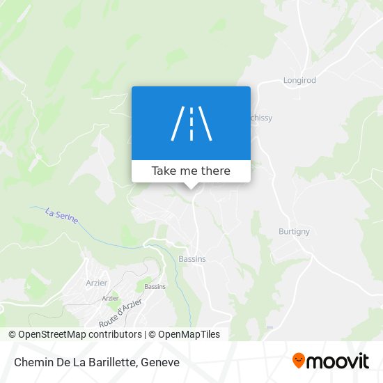 Chemin De La Barillette Karte