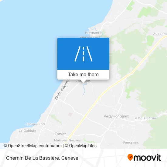 Chemin De La Bassière map