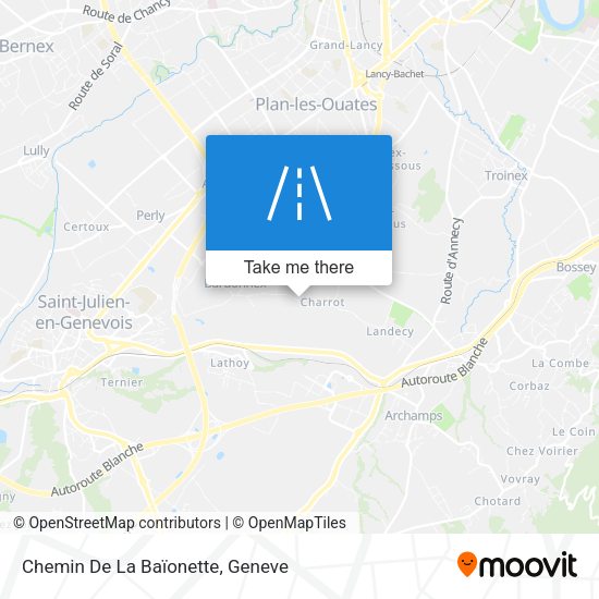 Chemin De La Baïonette map