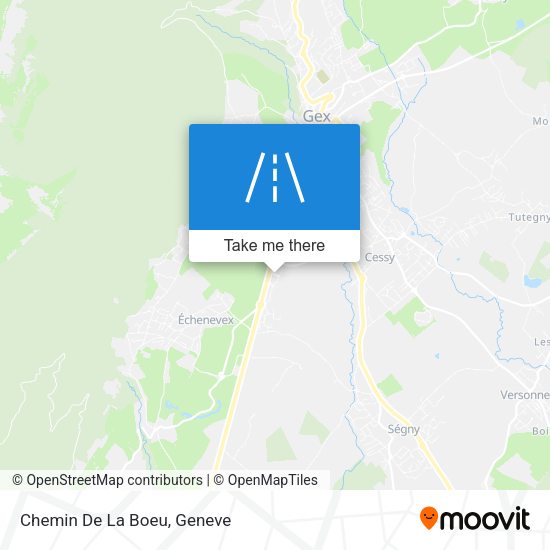Chemin De La Boeu map