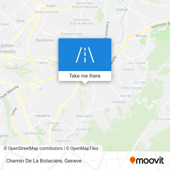 Chemin De La Botacière map