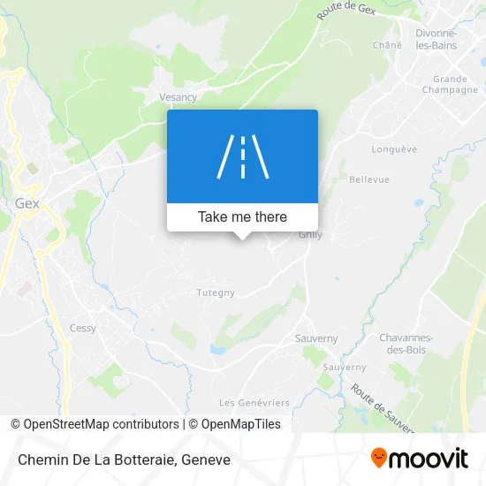 Chemin De La Botteraie map