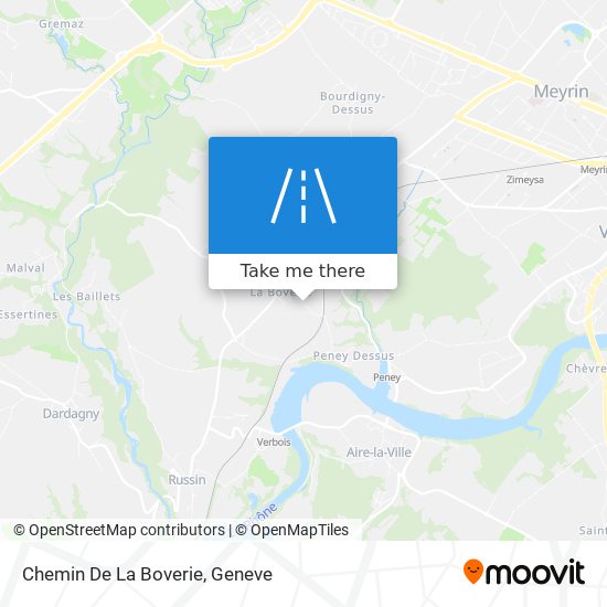 Chemin De La Boverie Karte