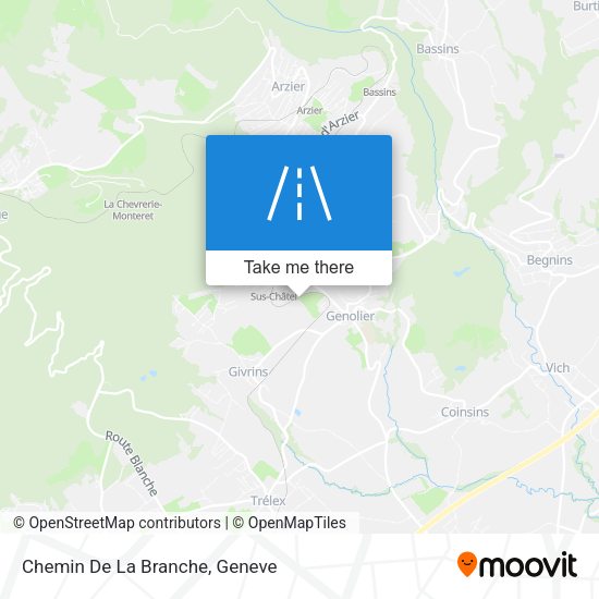 Chemin De La Branche map