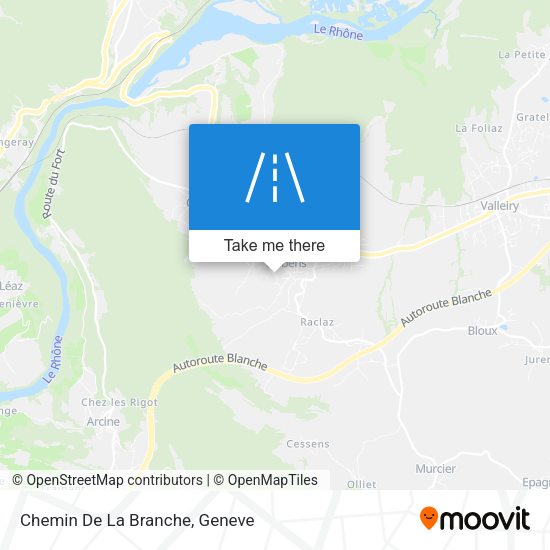 Chemin De La Branche map