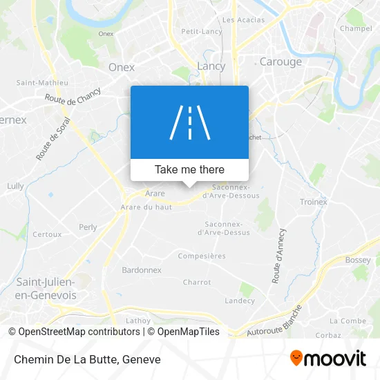Chemin De La Butte map