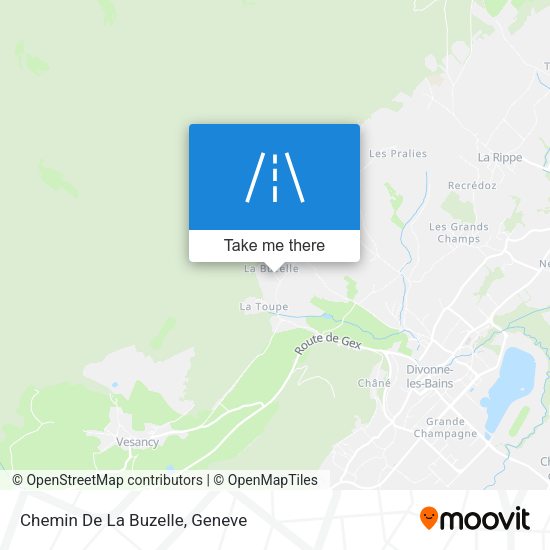 Chemin De La Buzelle map