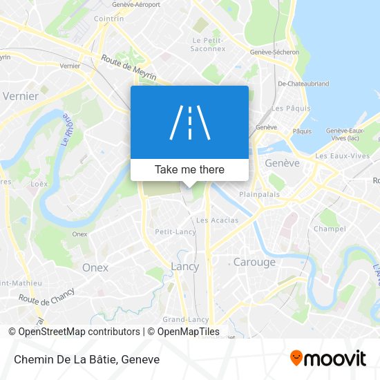 Chemin De La Bâtie map
