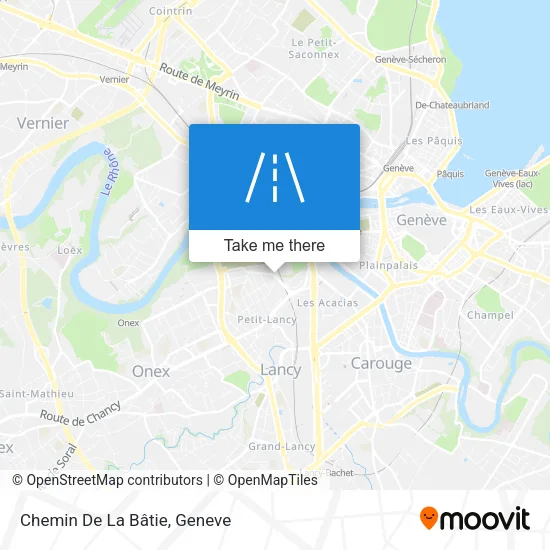 Chemin De La Bâtie map