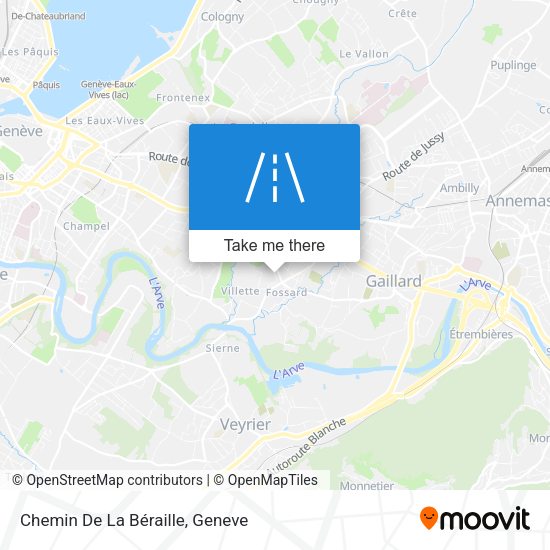 Chemin De La Béraille map