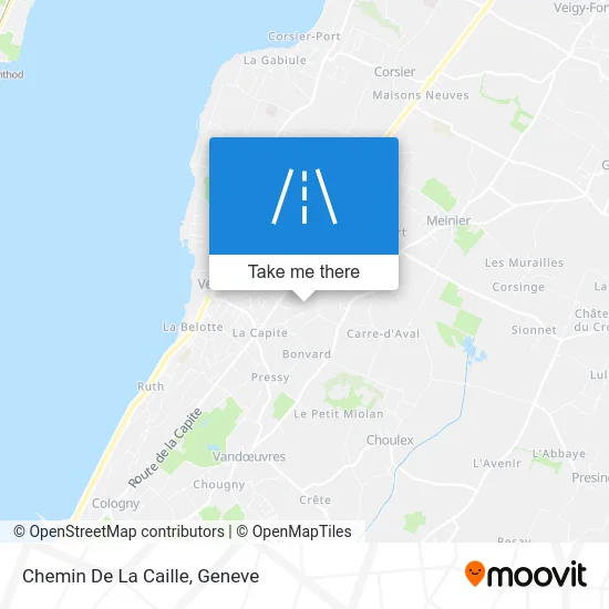 Chemin De La Caille map