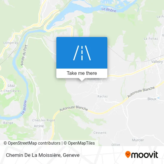 Chemin De La Moissière map