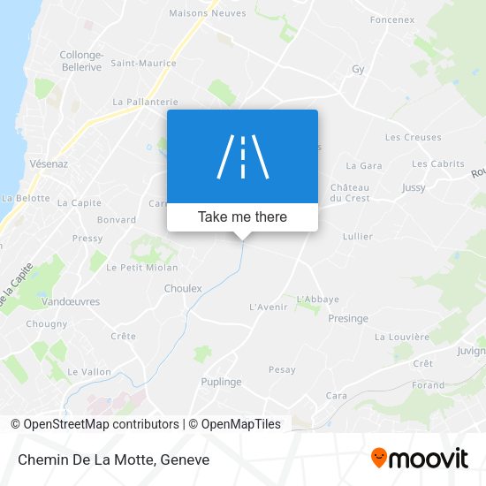 Chemin De La Motte map